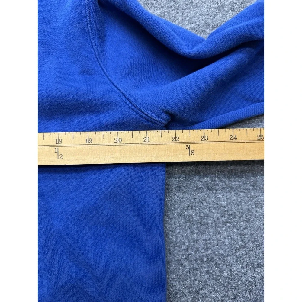Nike Crewneck Men's Size Large Blue White Spellout‎